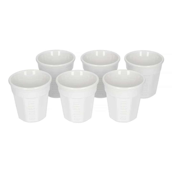 Bialetti Espresso Cups - White (Trade Pack 6)