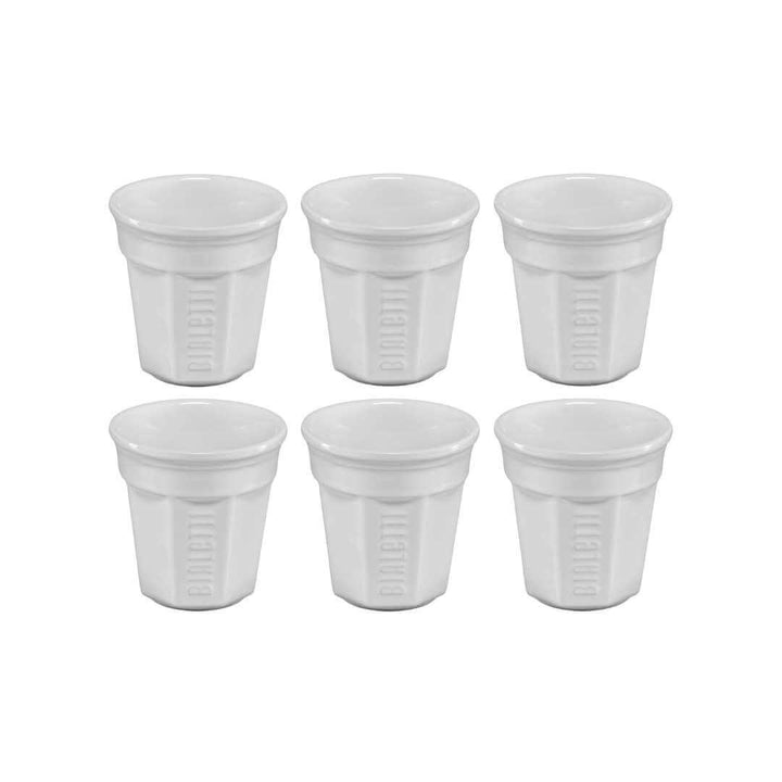 Bialetti Espresso Cups - White (Trade Pack 6)