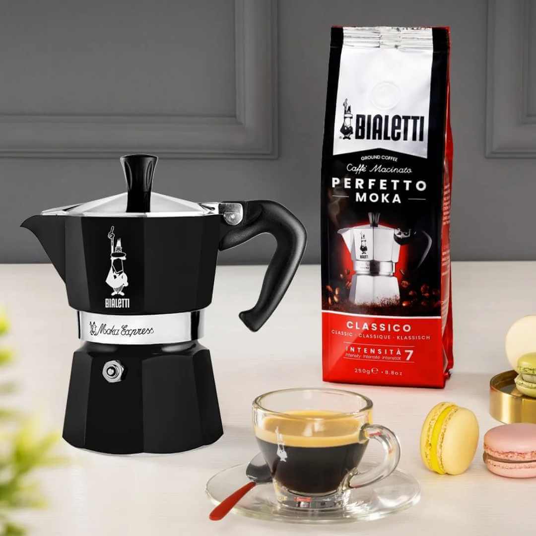 Bialetti Moka Express Black (Trade Pack 6)