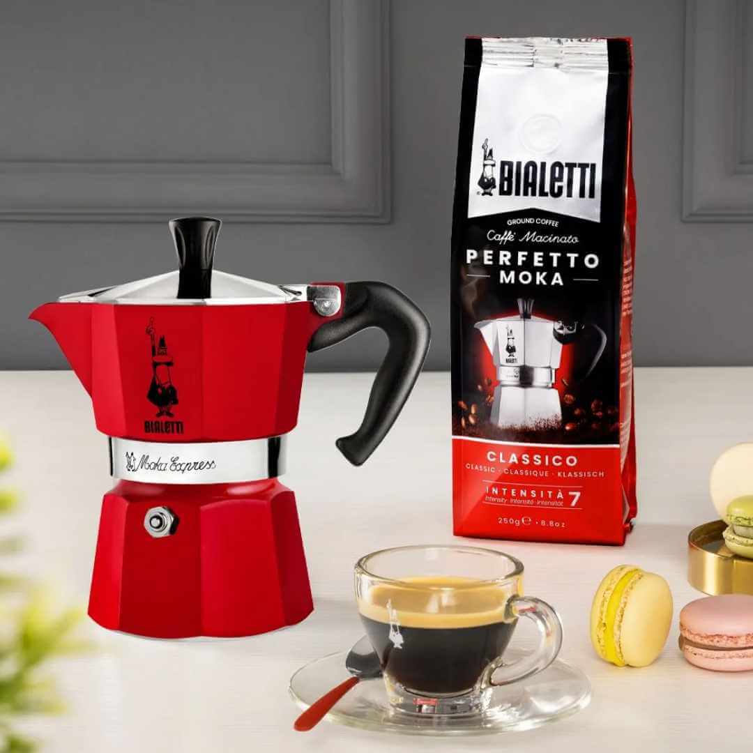 Bialetti Moka Express Red (Trade Pack 6)